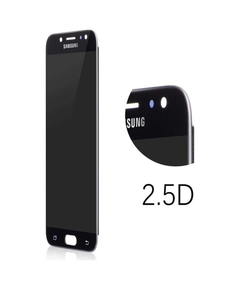 Samsung Galaxy Uyumlu J7 Pro (SM-J730F) Lcd Dokunmatik Ekran OLED Beyaz - Resim 2