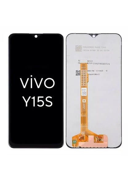 Vivo Y15s Lcd Ekran + Dokunmatik Siyah ürün görseli 1