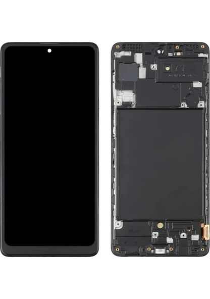 Samsung Uyumlu A71 Tft Lcd Ekran Dokunmatik Çıtalı + Tamir Seti Siyah ürün görseli 1