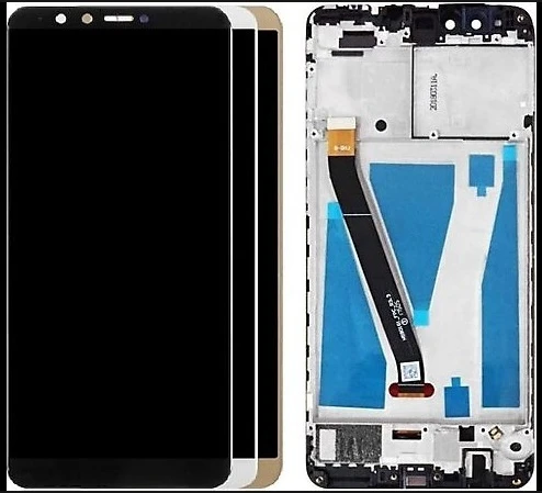 Huawei Y9 2018 Uyumlu Lcd Ekran Çıtalı Siyah ürün görseli 1