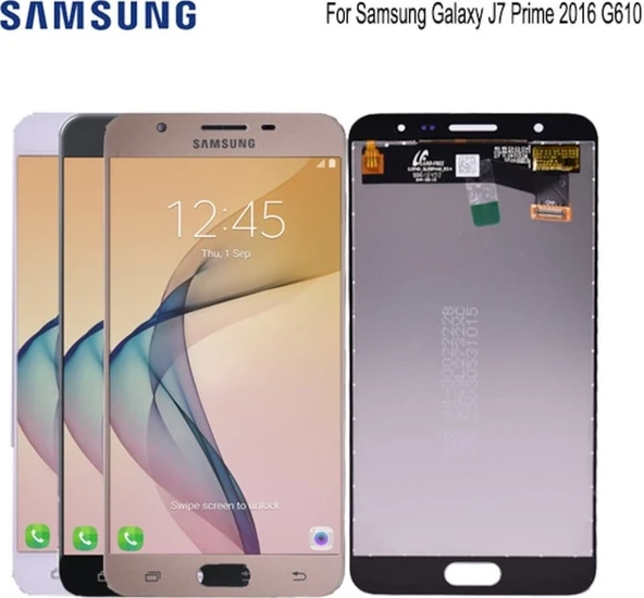 Samsung Galaxy J7 Prime G610F Lcd Ekran Dokunmatik (527866535) Beyaz ürün görseli 1