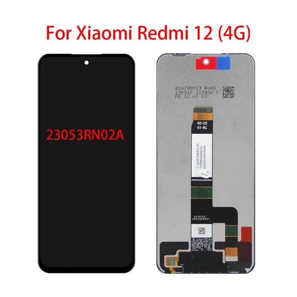 Xiaomi Redmi 12 Lcd Ekran Dokunmatik Siyah ürün görseli 1