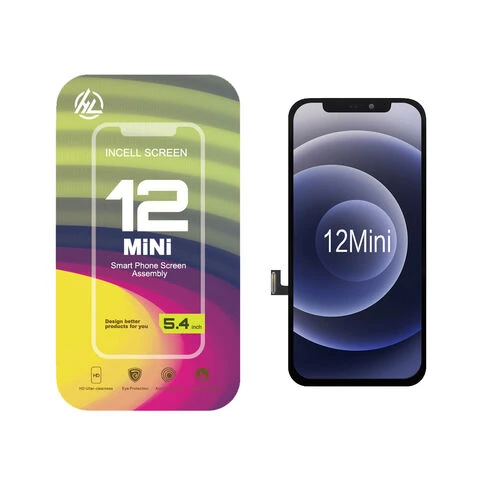 İphone Uyumlu 12 Mini Hl Süper Kalite Lcd Ekran Dokunmatik + Tamir Seti Siyah ürün görseli 1