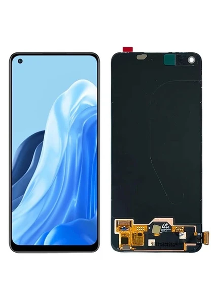 Oppo Reno 7 Lcd Ekran + Dokunmatik Oled Cph2263 Siyah ürün görseli 1