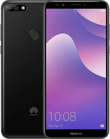 Huawei Y7 2018 Uyumlu Lcd Ekran Dokunmatik Siyah ürün görseli 1