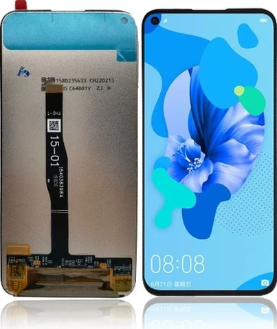 Huawei Nova 5i Uyumlu Lcd Ekran Dokunmatik Siyah ürün görseli 1