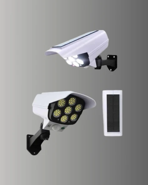 CEYLAN ADAM 3 Modlu Güneş Paneli Aydınlatmalı Dış Mekan Güvenlik Işığı – IP65 Su Geçirmez, PIR Sensörlü - Resim 4