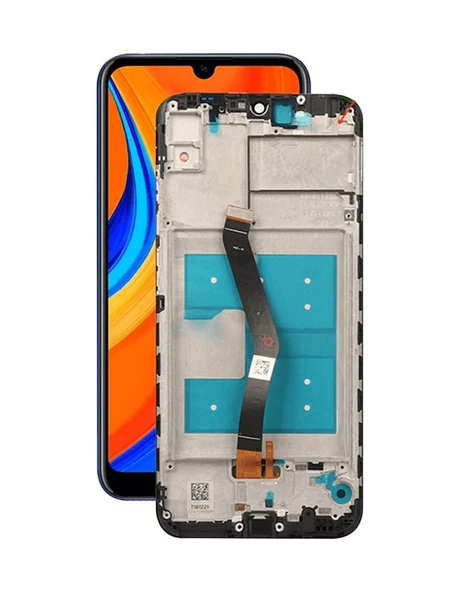 Huawei Y6S Lcd Ekran Dokunmatik Siyah Çıtalı Siyah ürün görseli 1