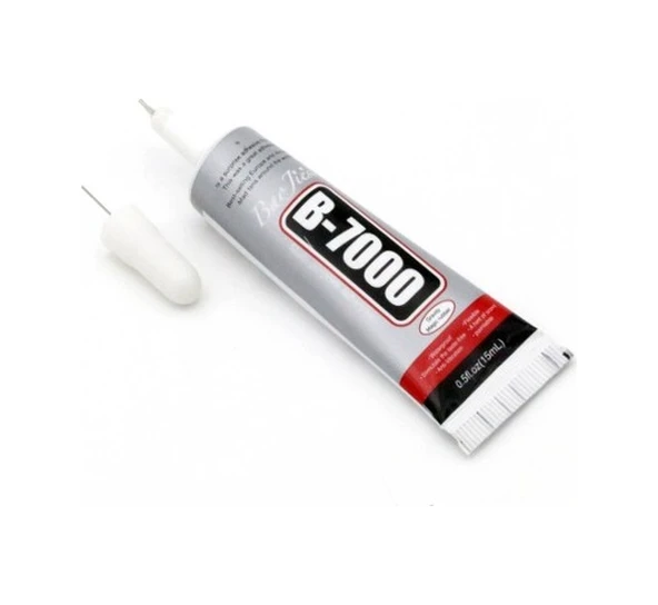 B7000 Ekran Cam Kapak Yapıştırıcı 15 ML Şeffaf+Tamir Seti N11.56 - Resim 2