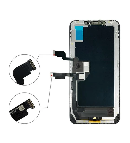 İphone Uyumlu Xs Max Hl Süper Kalite Lcd Ekran Dokunmatik + Tamir Seti Siyah ürün görseli 1