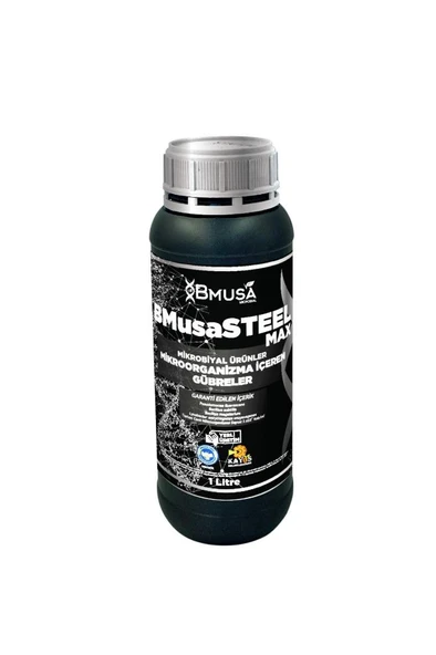 BMusa Steelmax 1lt Mikrobiyal Gübre - Resim 2