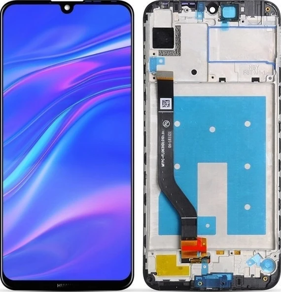 Huawei Y7 2019 Dub-lx1 Lcd Ekran Çıtalı Siyah ürün görseli 1
