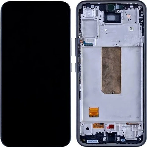 Samsung A54 Uyumlu Lcd Ekran Çıtalı Siyah ürün görseli 1