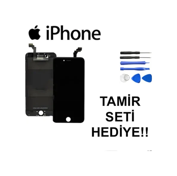 iPhone 6 Uyumlu - 6S Plus Lcd Ekran Dokunmatik + Tamir Seti Beyaz ürün görseli 1