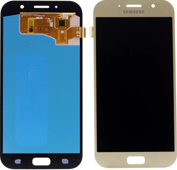 Samsung Galaxy A7 2017 A720 Lcd Ekran Dokunmatik Siyah - Resim 2