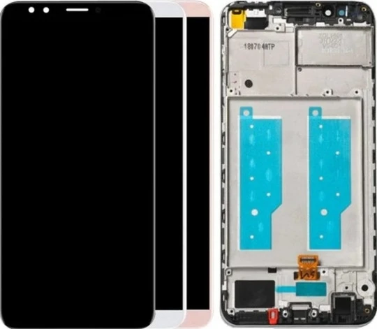 Huawei Y7 Prime 2018 Uyumlu Lcd Ekran Çıtalı Siyah ürün görseli 1