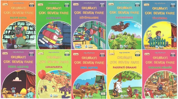 3. Sınıf Okumayı Sevdiren Renkli Resimli Hikayeler 19 - 10 Kitap - Resim 2