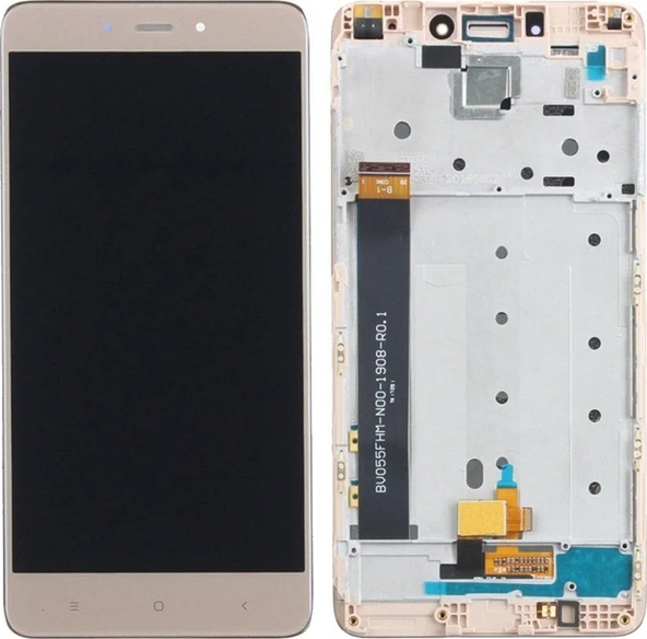 Xiaomi Redmi Note 4 Lcd Ekran Dokunmatik Full Çıtalı (458522356) Siyah - Resim 2