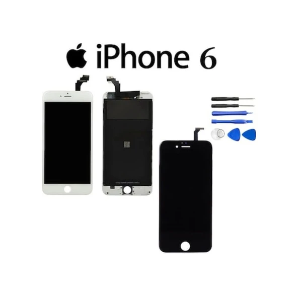 iPhone 6 Uyumlu - 6G Lcd Ekran + Dokunmatik Tamir Seti Siyah ürün görseli 1