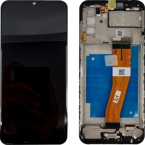 Samsung Galaxy A03S Sm-A037F Uyumlu Lcd Ekran Dokunmatik Full Çıtalı Siyah ürün görseli 1