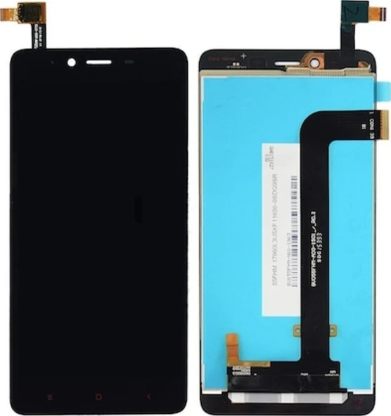 Xiaomi Redmi Note 2 Uyumlu Lcd Ekran Dokunmatik Altın - Dore ürün görseli 1