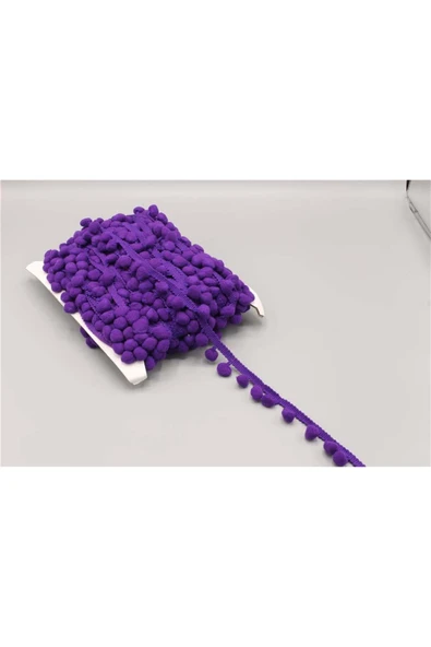 Büyük Ponpon - 22 mt Mor ürün görseli 1