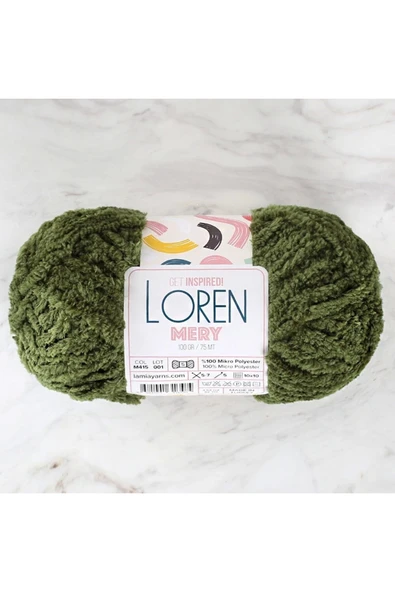 Mery Yeşil El Örgü Ipi - M415 - Resim 3