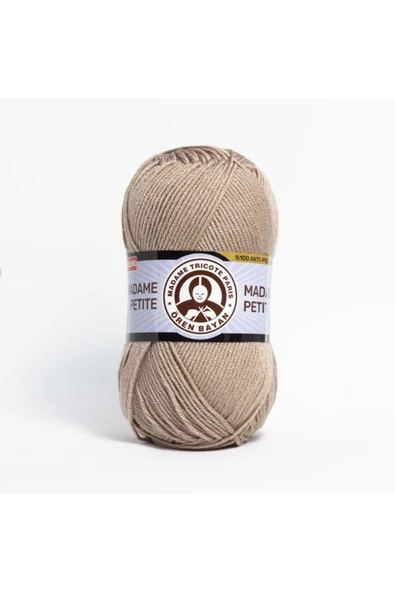 Madame Petite Antipilling El Örgü Ipliği 100 Gr. 142 Toprak ürün görseli 1