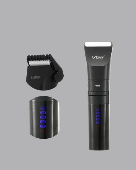 CEYLAN ADAM Şarjlı Tıraş Makinesi – Dijital Ekranlı, IPX7 Su Geçirmez, Titanyum Bıçaklı - Resim 2