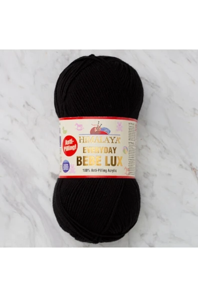 Everyday Bebe Lux Antibakteriyel Örgü Ipi 70418 Siyah ürün görseli 1