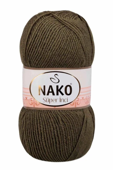 Akdenizpos  Sm01  Süper Inci El Örgü Ipi  Kod/renk: Haki 4234 (Yeni) ürün görseli 1