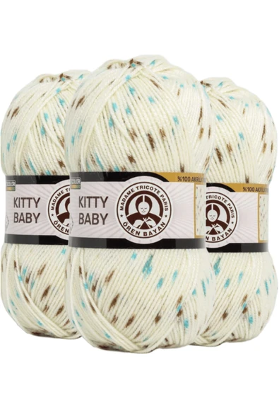 Kitty Baby El Örgü Ipi 100 Gr. 377 3 Adet ürün görseli 1