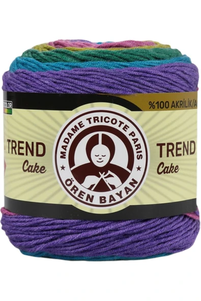 Trend Cake Batik Ebruli El Örgü Ipi 628 ürün görseli 1