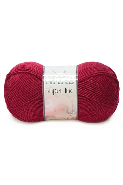 Süper Inci El Örgü Ipi 100 Gr 03630 Vişne Çürüğü ürün görseli 1