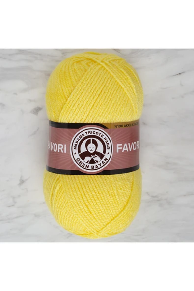 Örenbayan Favori Sarı El Örgü Ipi - 28 ürün görseli 1