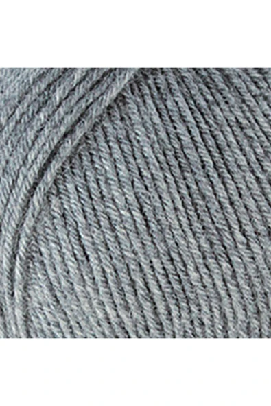 Süper Inci 00194 (gri Melanj) El Örgü Ipi/yünü - Resim 2