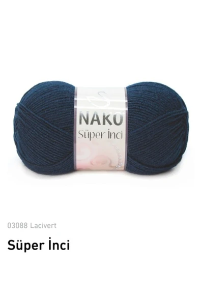 Nako Süper Inci Lacivert 03088 2 Adet ürün görseli 1