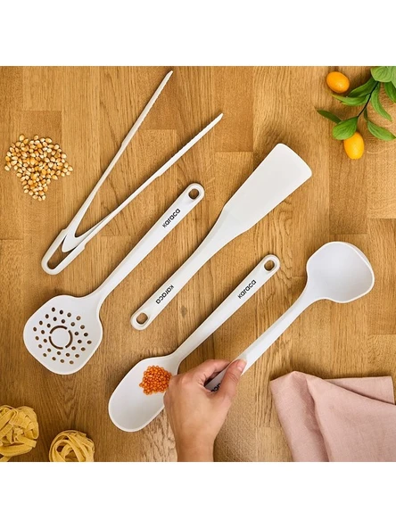 Karaca Chef's Star 5 Parça Servis Seti Krem - Resim 2