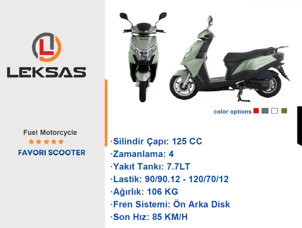 Leksas Favori Benzinli Motosiklet ürün görseli 1