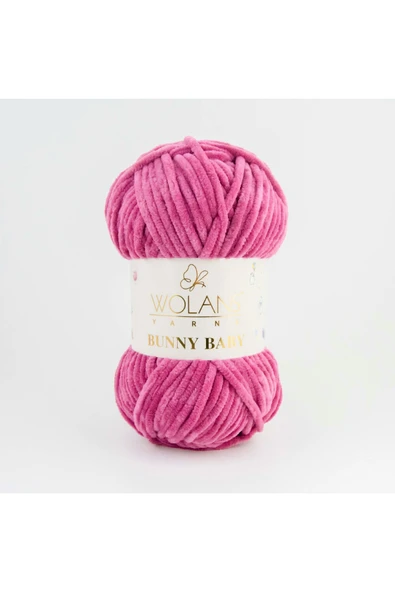 422 Mürdüm Soft Kadife Bunny Baby Örgü Ipi Kadife Ip Yumuşak Oyuncak Ipi Battaniye Ipi ürün görseli 1