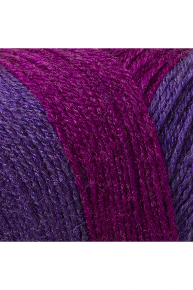 Örenbayan Merino Gold Batik Ebruli El Örgü Ipliği - 836 - Resim 2