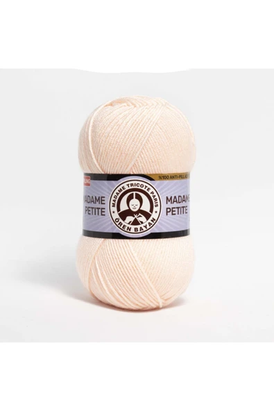 Madame Petite Antipilling El Örgü Ipliği 100 gr 095 Karides Pembesi ürün görseli 1