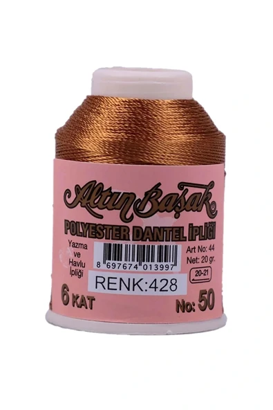 LitaeTrend 3 Adet Altınbaşak Oya ve Dantel İpi 20 gr - Royaleks - No: 428 - Resim 3