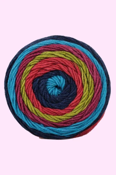 2 Adet Trend Cake Batik Ebruli El Örgü Ipi 634 - Resim 2