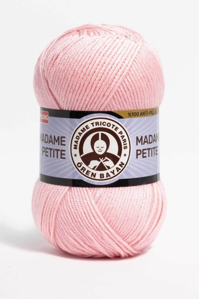 Akdenizpos  Sm01  Madame Petite El Örgü Ipi Pembe 039 (Yeni) ürün görseli 1