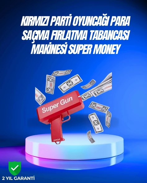 CEYLAN ADAM Dolar Boyutunda Kâğıt Atışı Yapan Pil ile Çalışan Oyuncak Tabanca ürün görseli 1