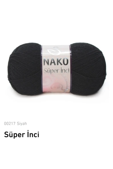 Nako Süper Inci 00217 Siyah ürün görseli 1