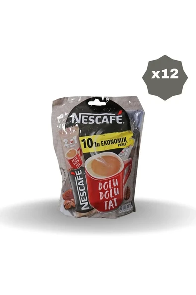 Nescafe 2'Sİ 1 ARADA 10'LU X 12 ADET ürün görseli 1