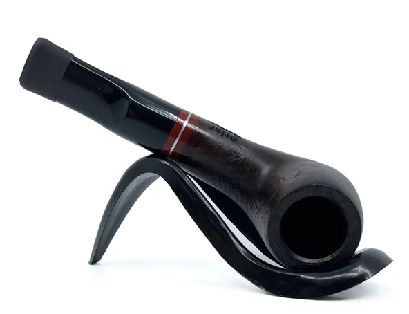 Pipsan İşlemeli El Yapımı Gül Kökü (Briar) Mini Pipo 9mm Filtreli - Model No: 20 - Resim 3