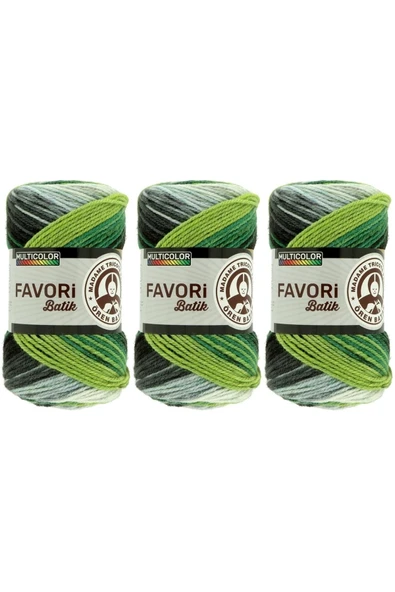 Favori Batik El Örgü Ipliği 100 Gr 3 Adet Renk 903 ürün görseli 1